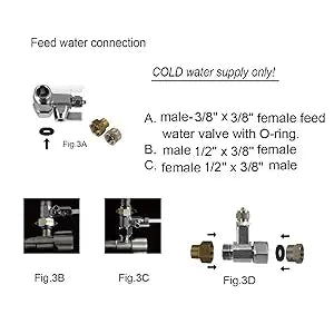 Reverse Osmosis Water Filtration System 100GPD Fast Flow Plus Extra 4 Filter for