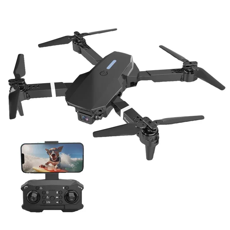 NEW E88Pro Drone 4K HD WiFi FPV OA Brushless Optical Flow Foldable RC Quadrotor Helicopter Camera-free Gift Toy Travel Essential