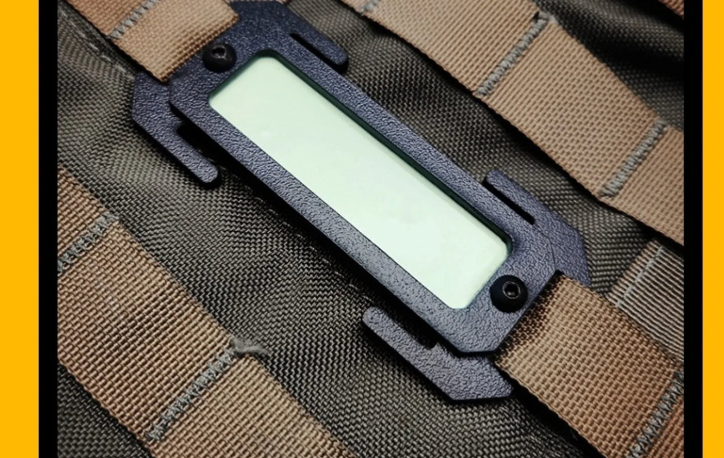 Tactical Molle Noctilucent Mark Outdoor Tools Plastic Molle Accessories Backpack Gear Compatible EDC 1pcs