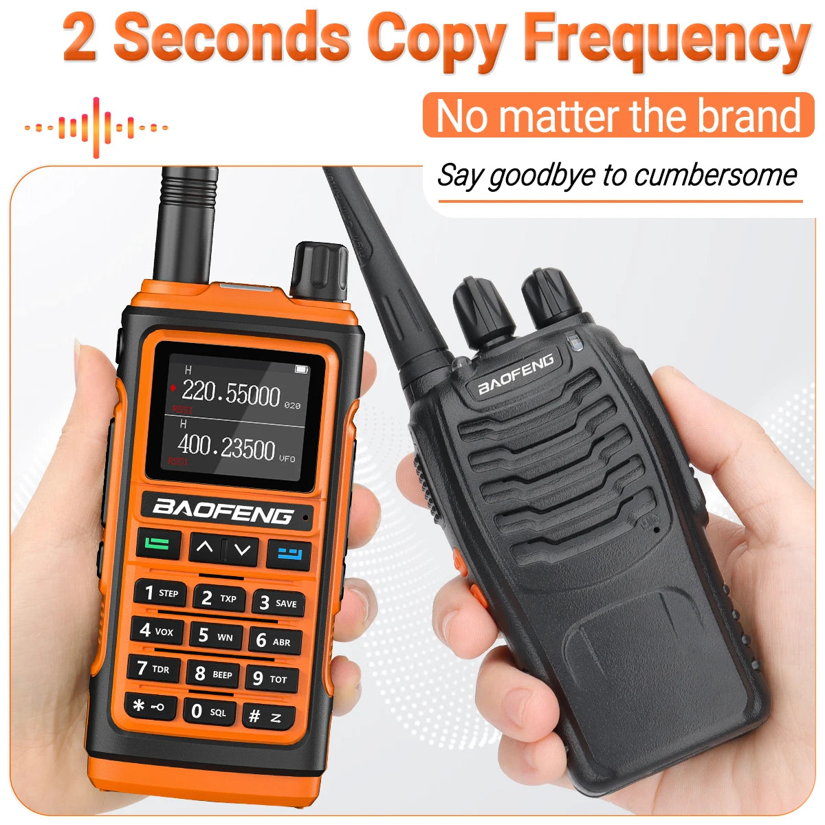 Baofeng UV-17 Pro V2 Wireless Copy Frequency Tri Band Waterproof Powerful Walkie Talkie Long Range UV-5R UV S9 Two Way Radio