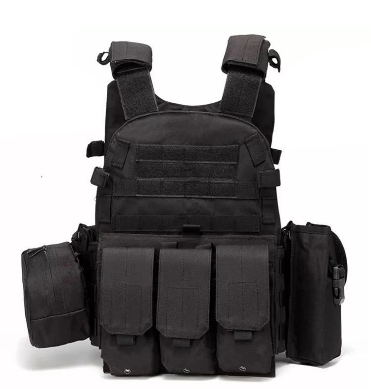 Nylon Tactical Vest Body Armor Hunting Carrier Airsoft Accessories Men Combat MOLLE Camo Hunting Vest Outdoor CS Hunting