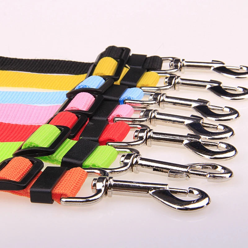 Car Seat Belt Pet Seat Adjustable Pet Cat Dog Pet Supplies Vehicle Dog Harness Lead Clip Safety Cat Dog Safety Adjustable