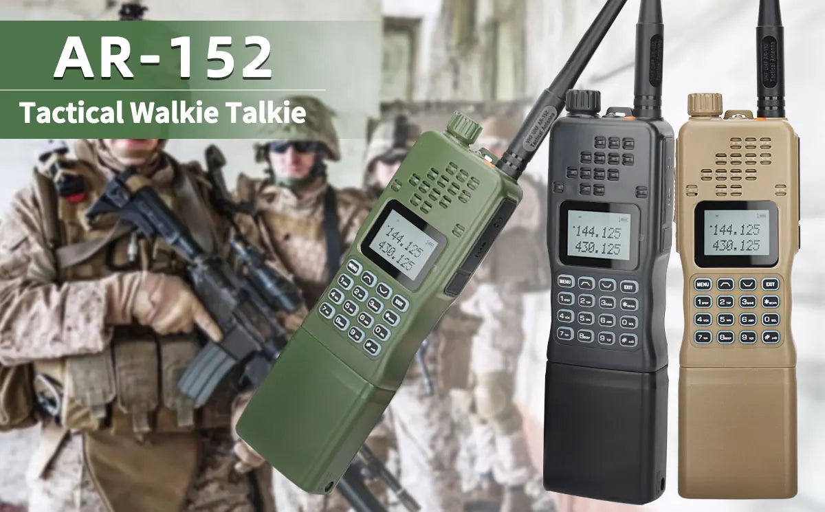 Baofeng AR 152 High Power CS Tactical Game Walkie Talkie Long Range Upgraded UV 5R Portable Two Way Radio for Ourdoor Activities