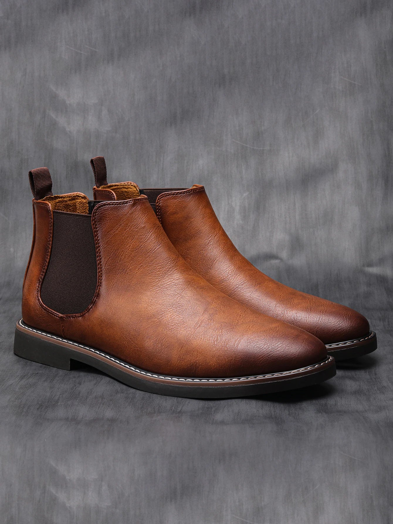 40~46 Men Chelsea Boots Brand Retro Comfortable 2023 Fashion Men Boots #KD5241