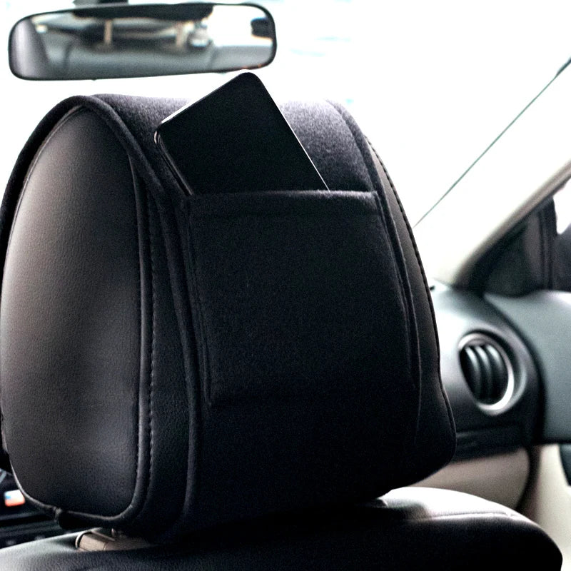 1PCS Hot car headrest cover fit for  Volkswagen GOLF 5  Polo Golf 6 Golf 7  Accessories Car Styling