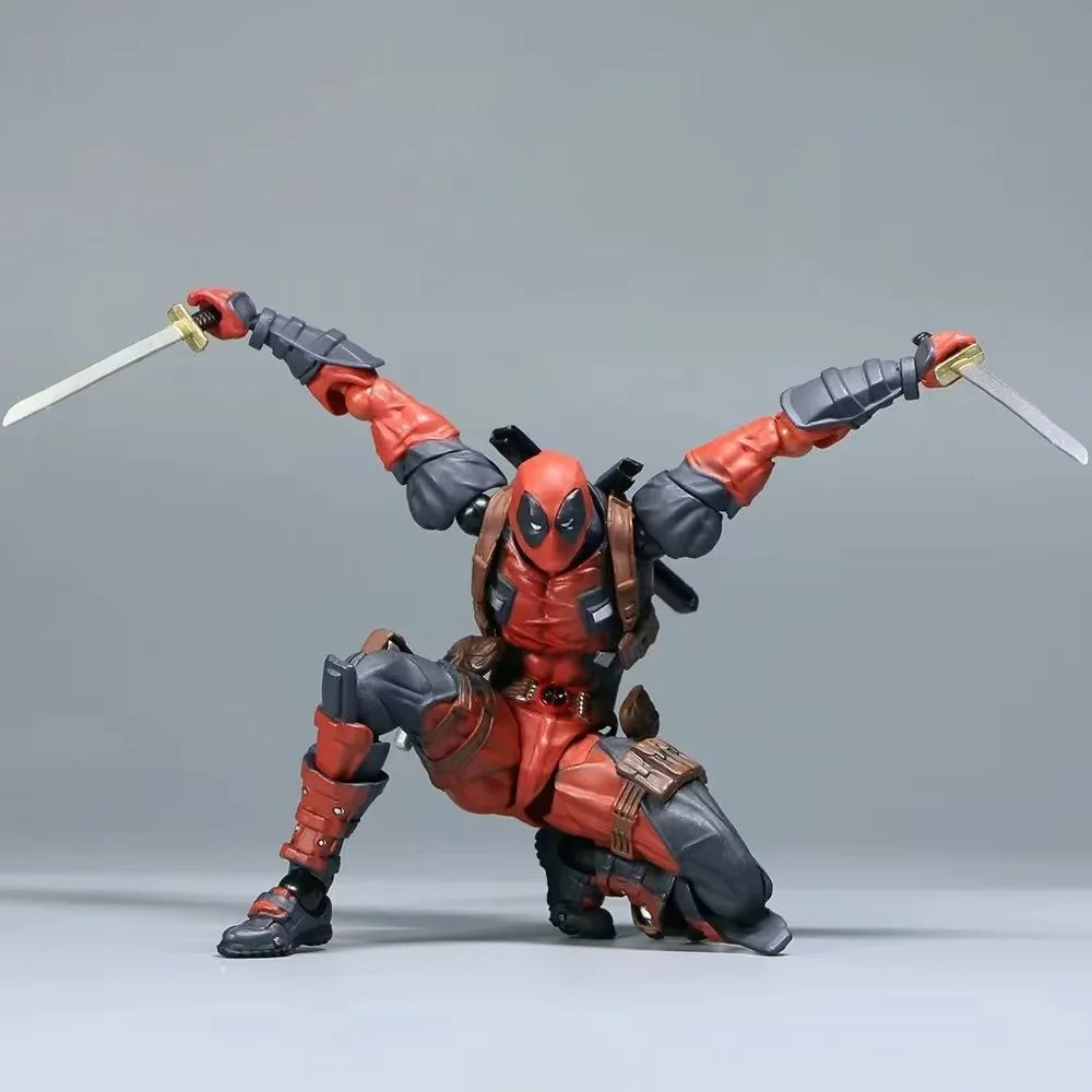 Super hero hot selling Yamaguchi style Deadpool 2.0 action doll toy 15cm Deadpool movable model doll collection accessories