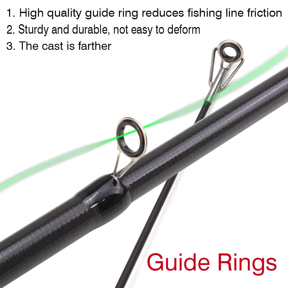 Fishing Rod and Reel Combo 1.8m-3.6m Carbon Fiber Max Pull 3.5kg Telescopic Rod and 5.2:1 Gear Ratio Spinning Reel for Bass Pike