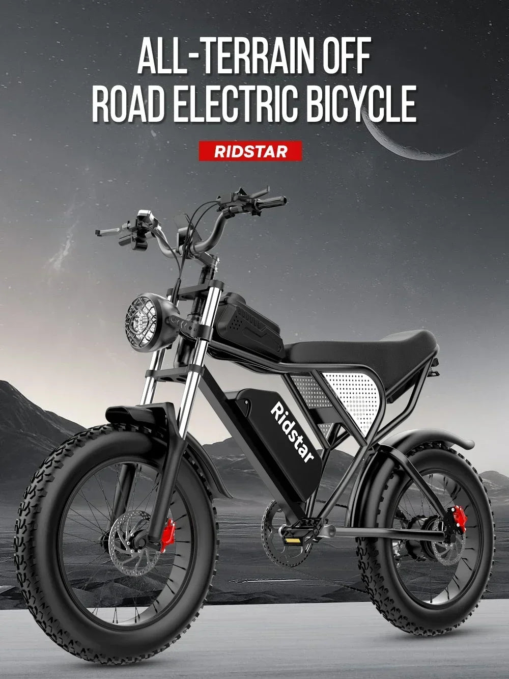 Electric Bicycle 2000W Powerful Motor 52V40AH Removable Battery Oil Brake 20*4.0inch Fat Tire Ebike Snow Mountain Electric Bike