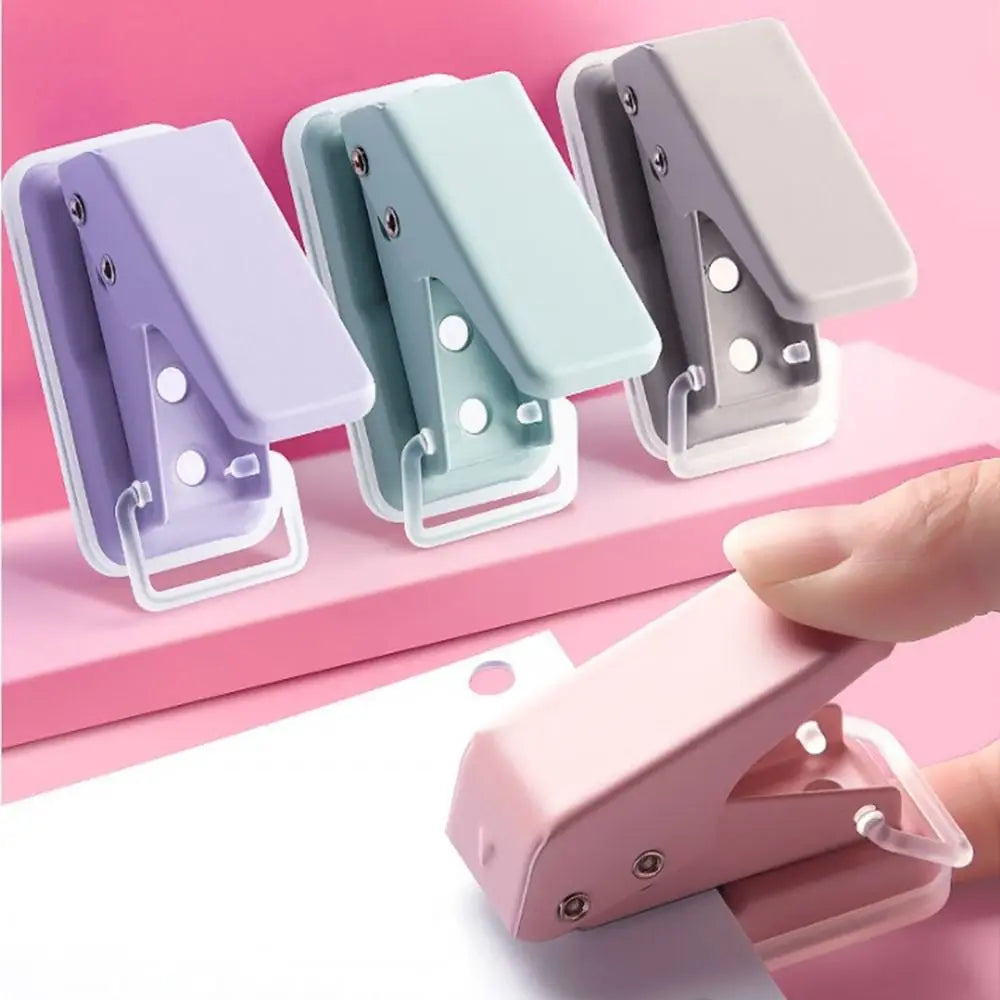 Tool Binding Supplies Single Ring Student Stationary Paper Puncher Hole Puncher School Office Supplies Mini Single Hole Punch