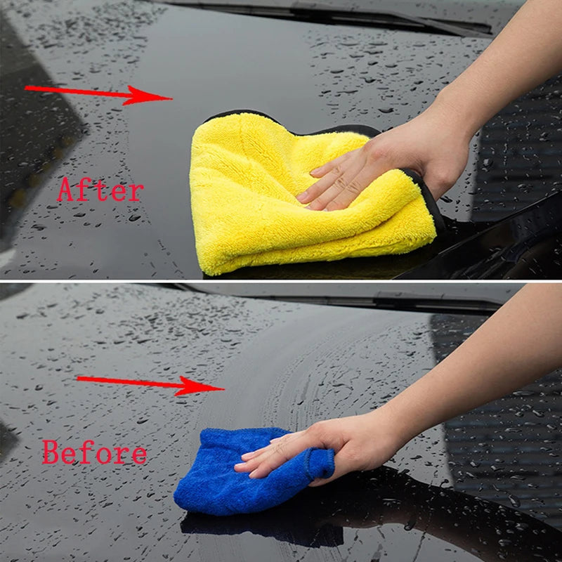 Car Wash Towel Microfiber Towel Care Cloth Car Detailing Washing Cloth Cars Microfiber Washing Cloth Auto Cleaning Accessories