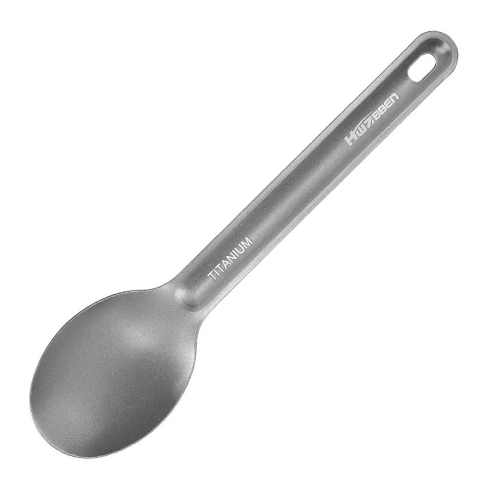 Titanium Tableware Outdoor Camping Portable Picnic Titanium Spoon Cookware Titanium Alloy Fork Ultralight Pure Titanium Spork