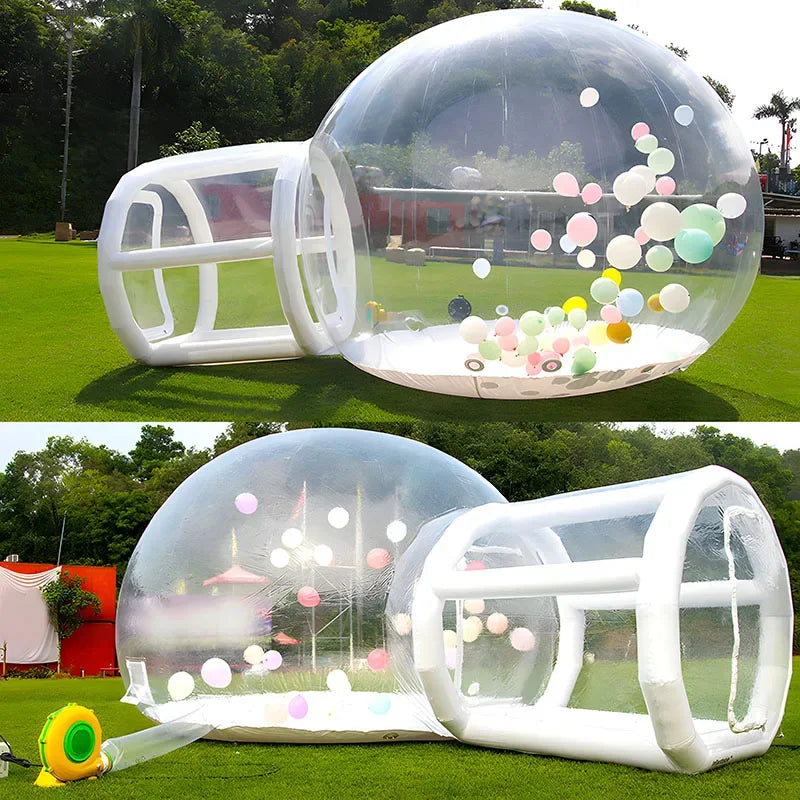 2.5M/3M/3.5M Inflatable Castle Bubble House With Blower Clear Dome Tent Wedding Party Event Photography backdrop Kids toy gift