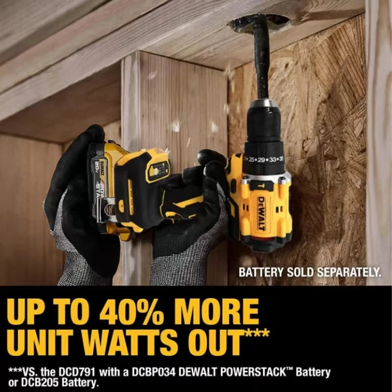 DeWalt DCD805 Power Tool Electric Drill 20V Brushless Cordless Screwdriver Impact WrenchCompact Drill Drill/Driver Power Tools