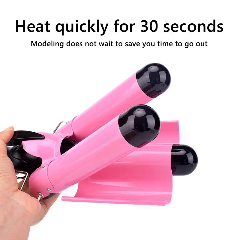 Xiaomi Professional Hair Curler Irons Ceramic Triple Barrel Hair Curler Irons Hair Wave Styling Tools Hair Styler Wand Equipment