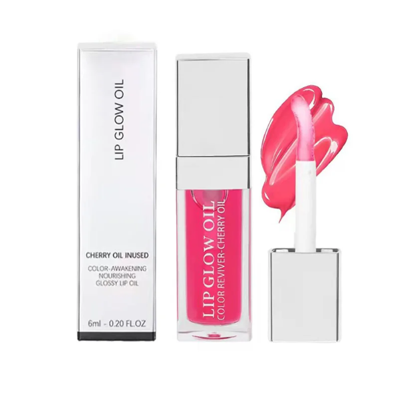 Crystal Jelly Moisturizing Lip Oil Plumping Lip Gloss Makeup Sexy Plump Lip Glow Oil Tinted Lip Plumper 6ml 1 Piece