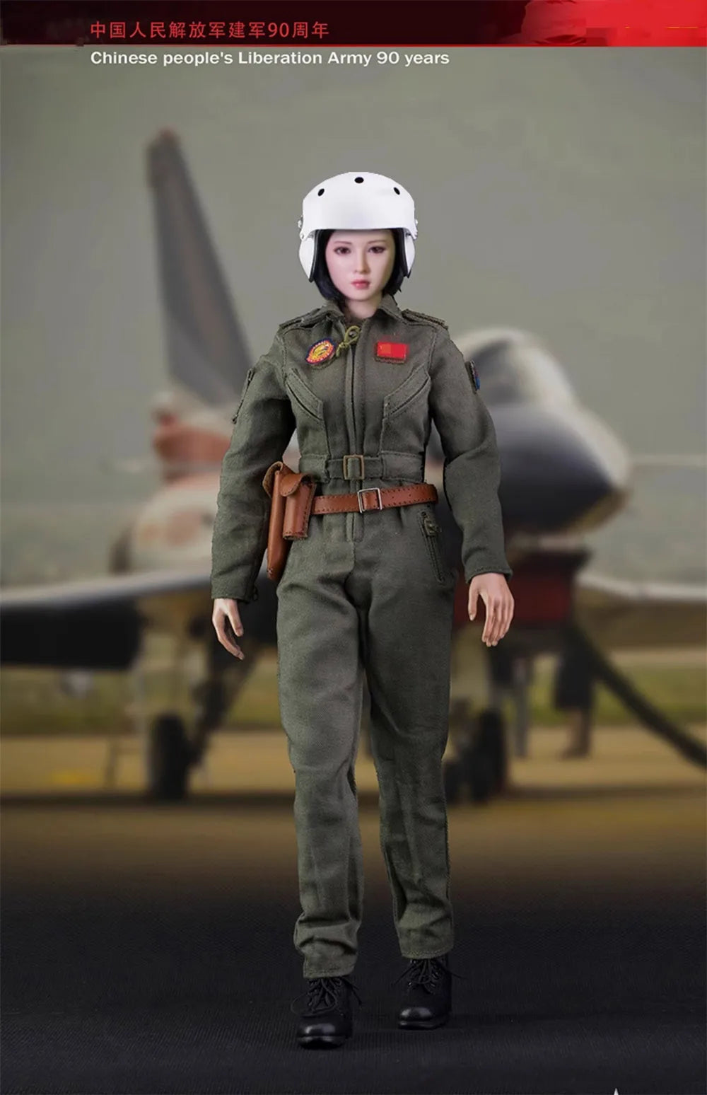 In Stock FLAGSET FS-73006 1/6 Collectible Chinese Women's Air Force 12'' Female Soldier Action Figure Model Full Set Model Toys