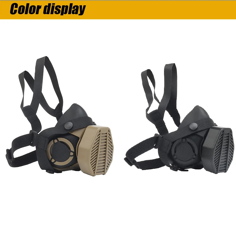 Protective Tactical Respirator Protective Mask HEPA Filtration Half Face Gas Mask SOTR Special Operations Half Mask