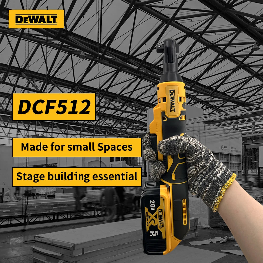 DEWALT DCF512 Brushless Cordless 1/2  3/8  Ratchet Wrench Compact Engineered Variable Speed Control   20V Battery Power Tool