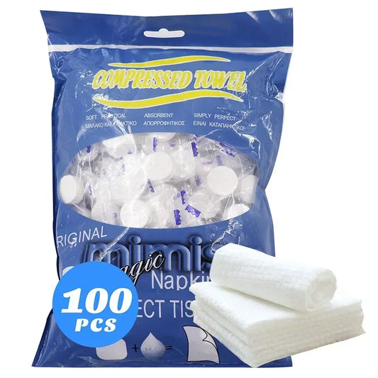 Outdoor Towel Disposable Compressed Portable Camping Wipes Tissue Trave Safety Washcloth for Sport Hotel Travel Moisturizing