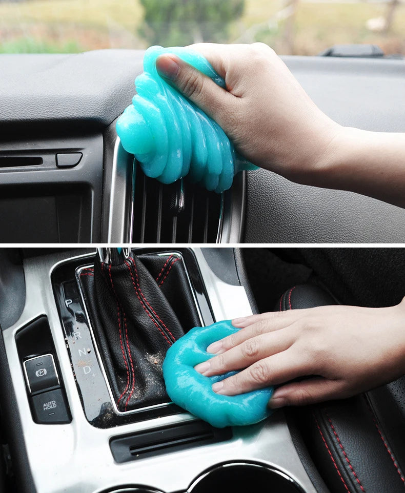 Car Cleaning Gel Magic Mud Car Interior Vent Dust Removal Glue Computer Keyboard Dirt Cleaning Artifact Auto Cleaner Accessories