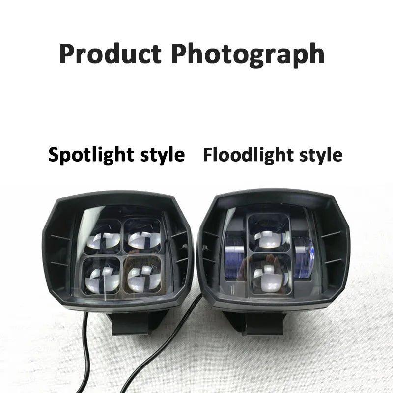 Led Work Light Auxiliary Front Fog Light Driving 2 Pcs for 4x4 Off Road UTV Vehicle Truck 60w Car Spot Lights