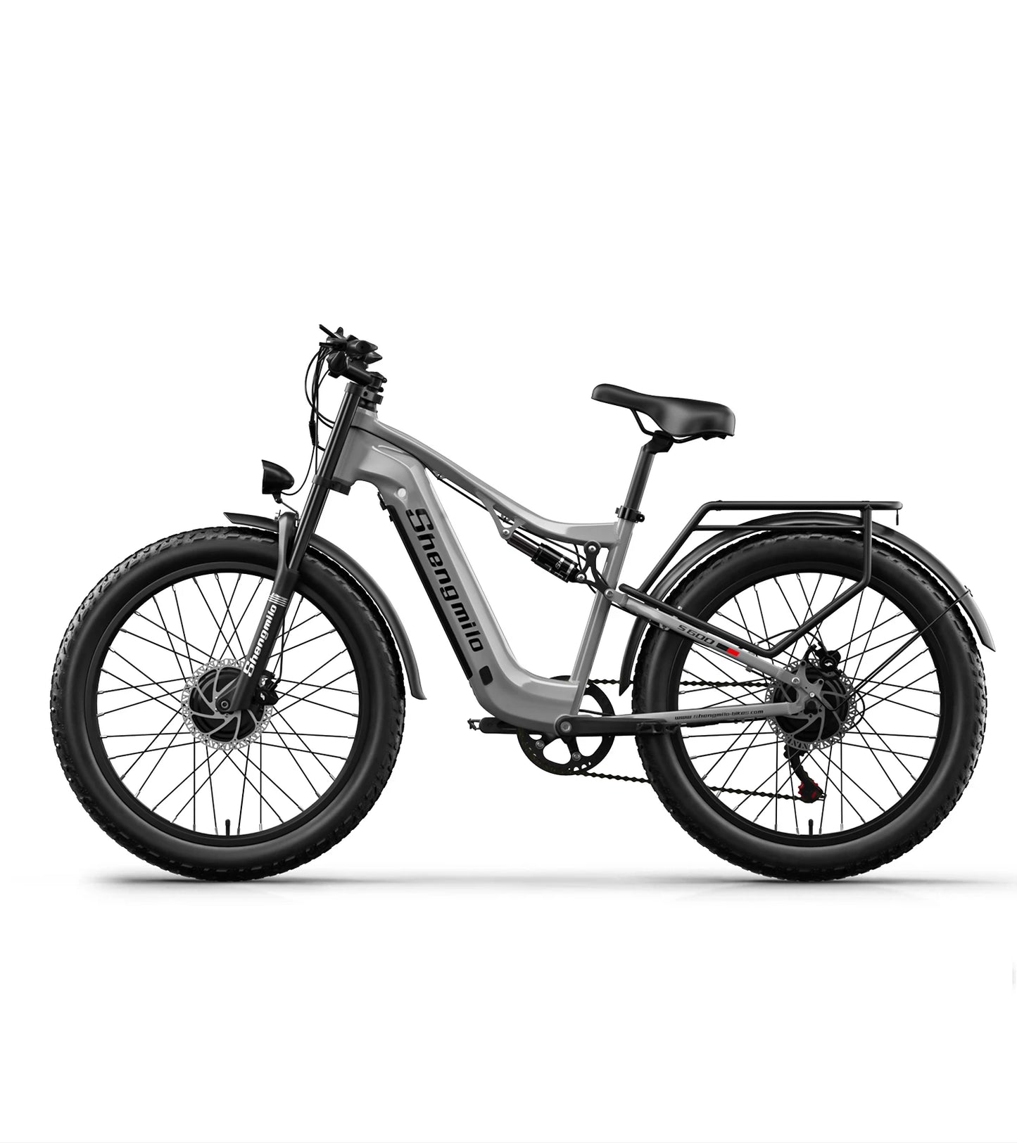 Shengmilo S600 Adult Electric Mountain Bike2000W Dual Motor 48V17.5AH ebike,Dual Suspension Electric Bicycle（US Warehouse））