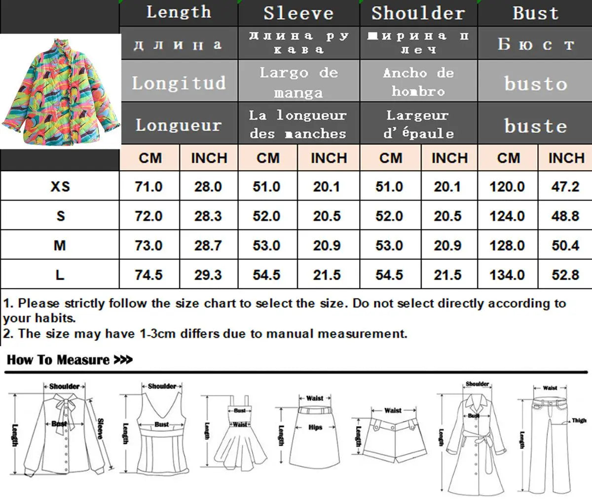 TRAFZA 2023 Winter Women's Vintage Print Cotton Coat Woman Single Breasted Quilted Jacket O-Neck Open Front High Street Outcoat