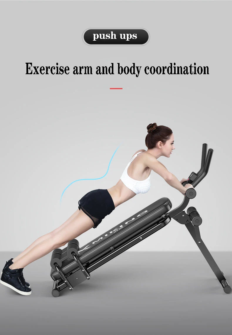 Sit-ups, fitness equipment, household multifunctional integrated abdomen machine, waist and abdomen, thin abdomen, abdominal cur