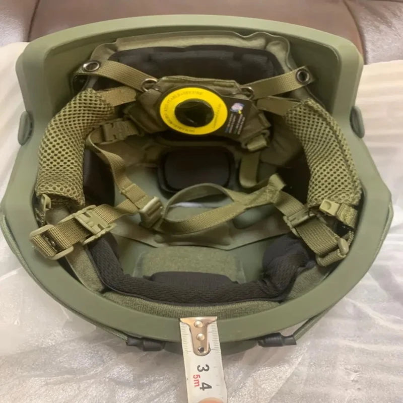 Tactical ballistic high cut helmet ACH high cut, PE, high quality, NIJ IIIA, quick Wendy's suspension pad, ballistic helmet