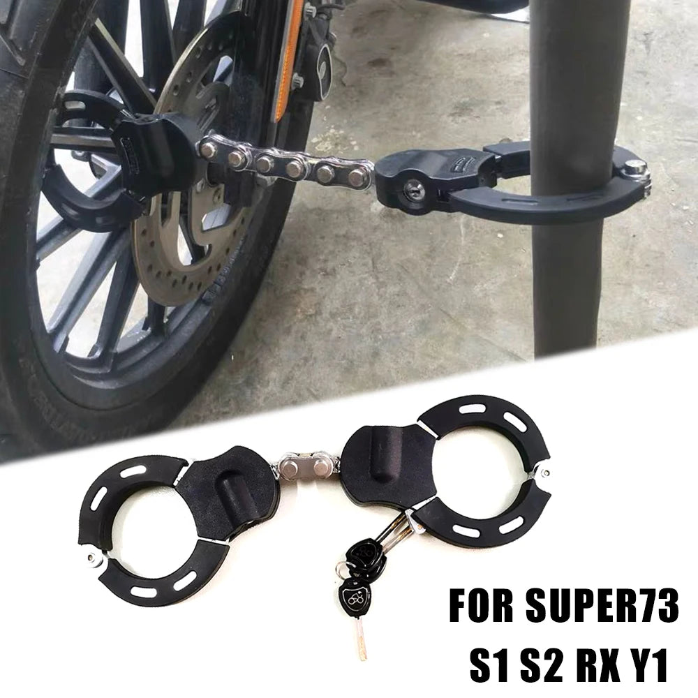 Bicycle Universal Lock Anti-Theft Chain Lock Accessories For SUPER73 Super73 S1 S2 RX Y1