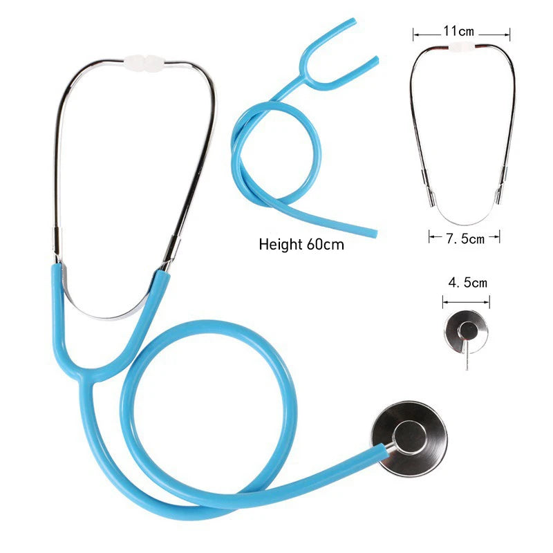 Kids Stethoscope Toys Simulation Doctor's Toy Family Children Games Imitation Plastic Stethoscope Accessories for Boy Girl Gifts