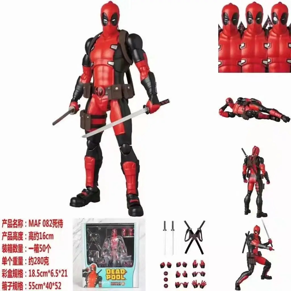 New Marvel X-Men Deadpool joints movable figures creative personality model ornaments children's toys holiday gifts wholesale