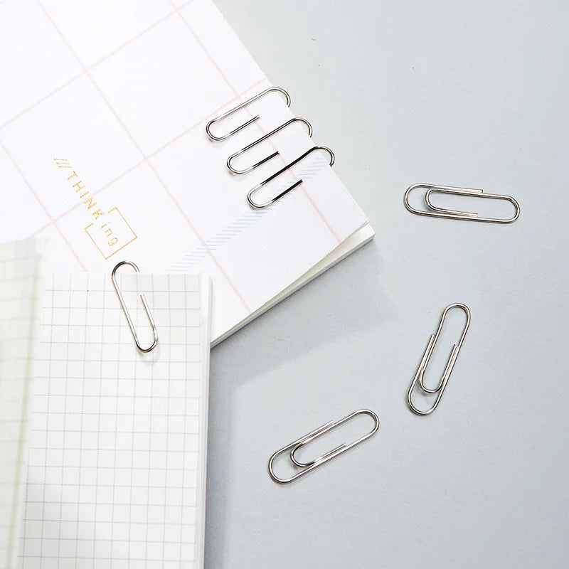 Stationary Accessories Notebook Memo Pad Filing Paper Clips Bookmark Binder Paperclips Student Office Binding Supplies