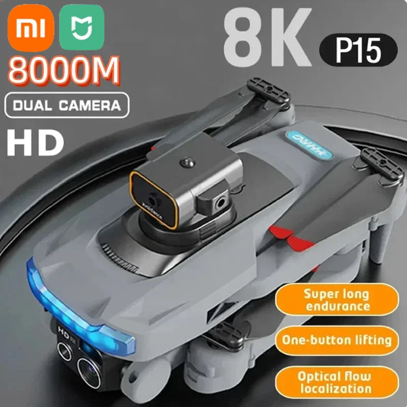 XIAOMI Mijia P15 Drone 4K Professional Camera 8K GPS HD Aerial Photography Dual-Camera Omnidirectional Obstacle Avoidance Drone