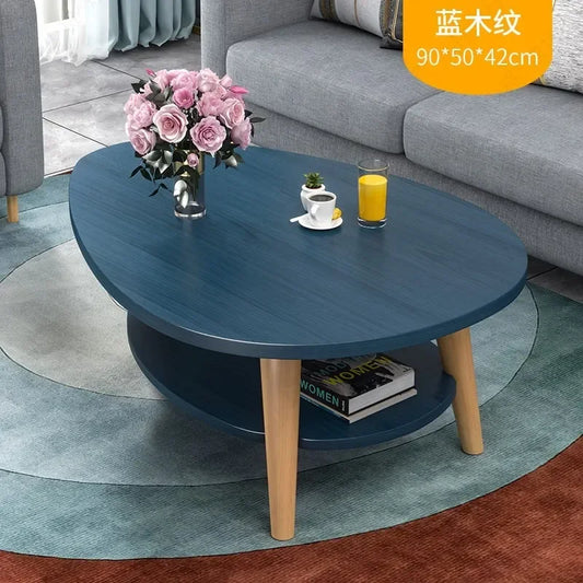 Tea table simple modern balcony sofa side simple household living room small round corner table Nordic bedside small round table