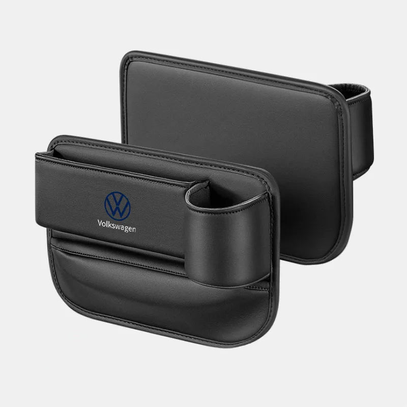 Car Seat Gap Organizer Storage Box Pocket Multifunction Auto Cup Holder Storage Box for VW GTI Rline Golf Phaeton Tiguan T-Cross