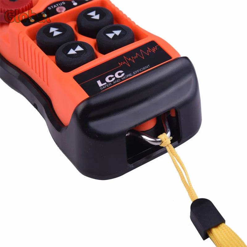 QA400 4 buttons single speed Industrial Wireless Radio Crane Remote Control switches winches Hoist track Crane Lift Control