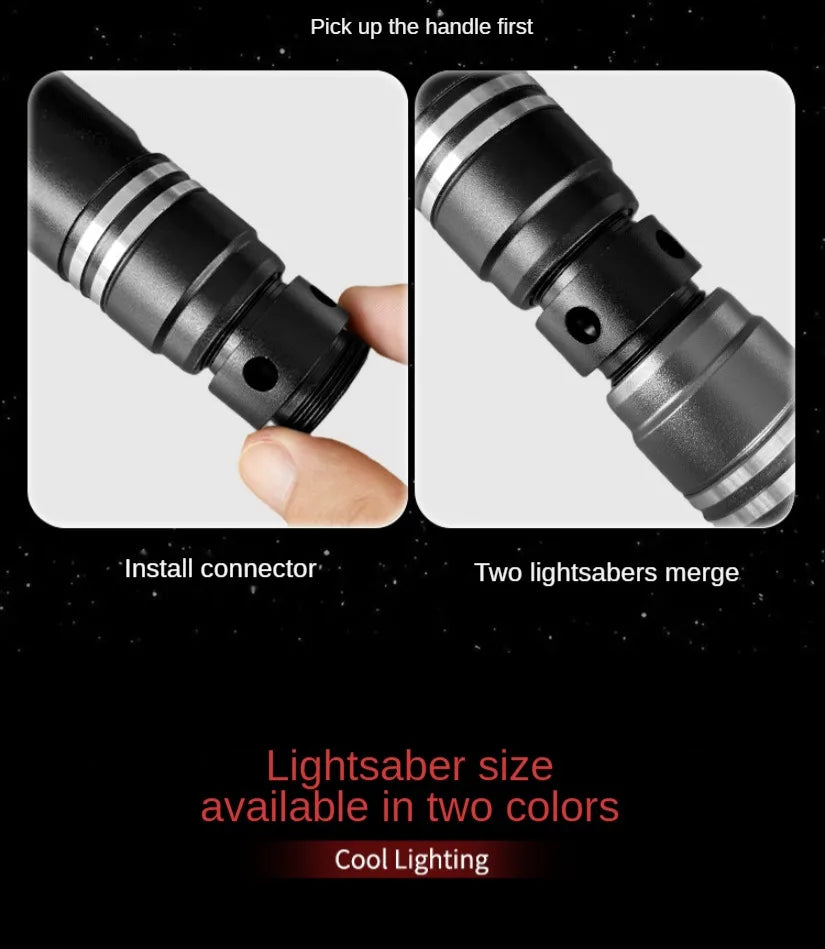 Lightsaber Metal Laser Sword Toys RGB Light Saber 7 Color Change Kids Soundfonts Force FX FOC Blaster Toys Jedi Laser Sword Gift