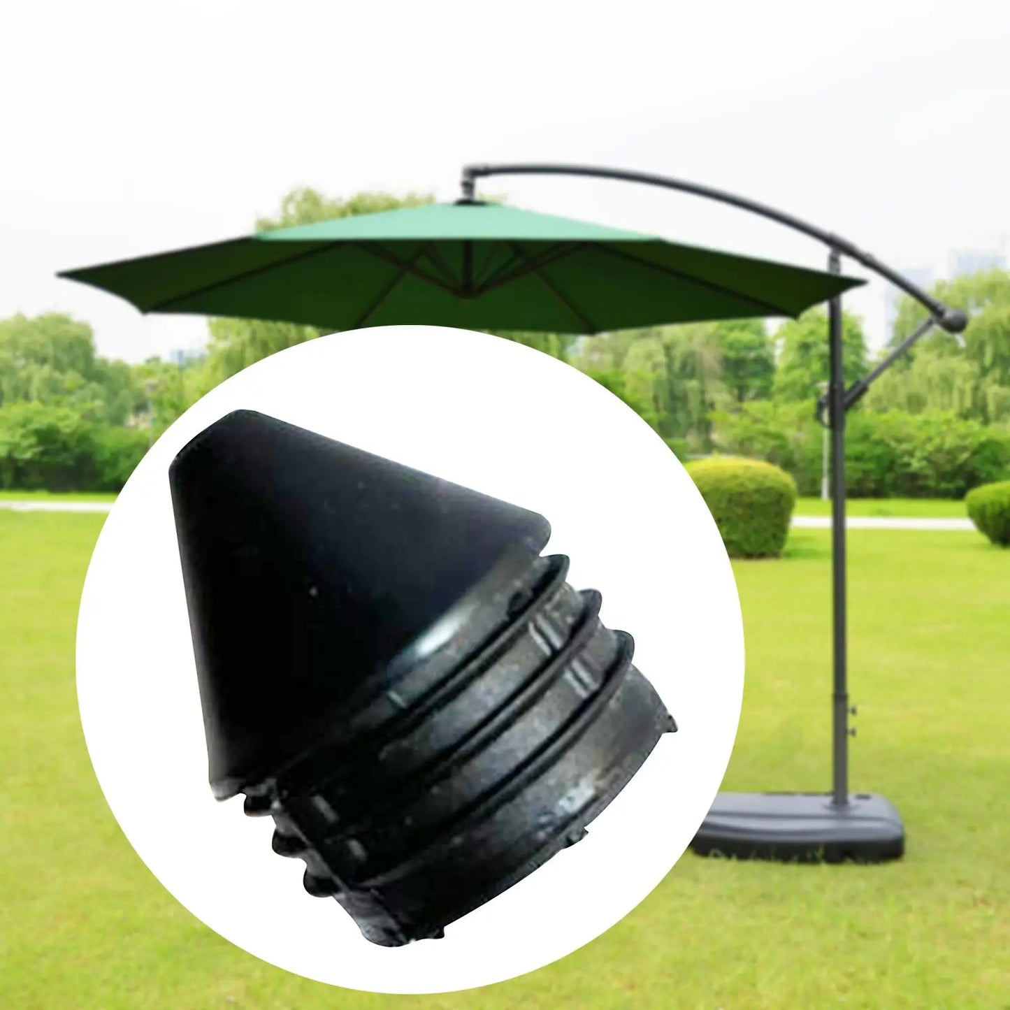 Patio Umbrella Accessories Umbrella Attachment Guiding Function Smooth Wear Resistant Outside for Deck Garden Travel Fishing