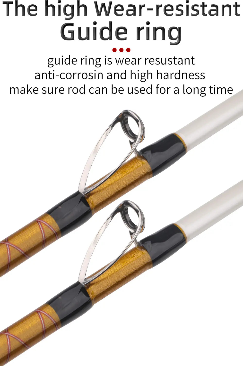 Trolling Fishing Rod Heave Strong Boat Rod 1.65m/1.8m 2 Sections Big Game SaltWater Jigging Rod 50-100lbs/80-100lbs/100-200lbs