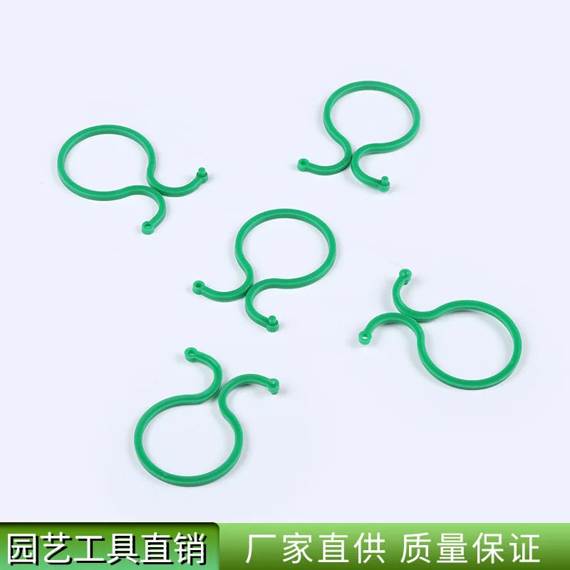 Garden Vine Strapping Clips Plant Bundled Buckle Ring Holder Tomato Garden Plant Stand Tool Garden Decor Accessories