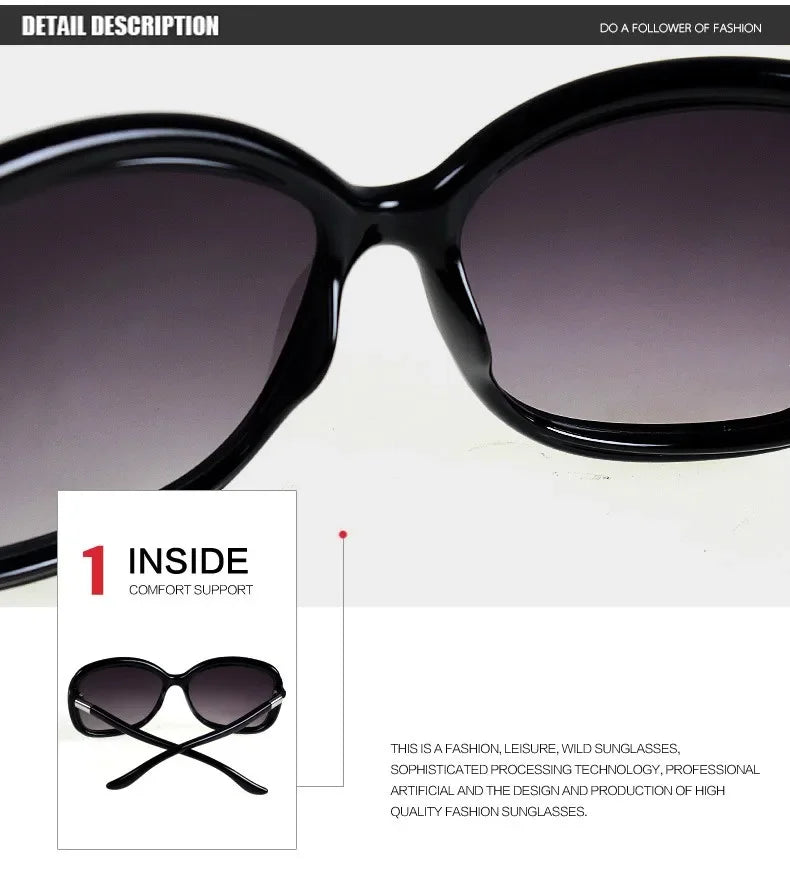 2024 New Style Women Sunglasses Fashion Trend Oculos Outdoor Sport Sun Glasses UV400 Protection Female Eyewear 5037