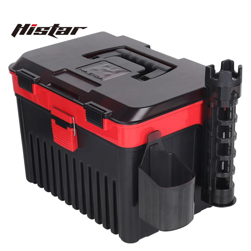 HISTAR Fishing Case Double Deck Thicken PP Anti-Pressure Big Capacity 1.8KG Lightweight Lure Fishing Tackle Box