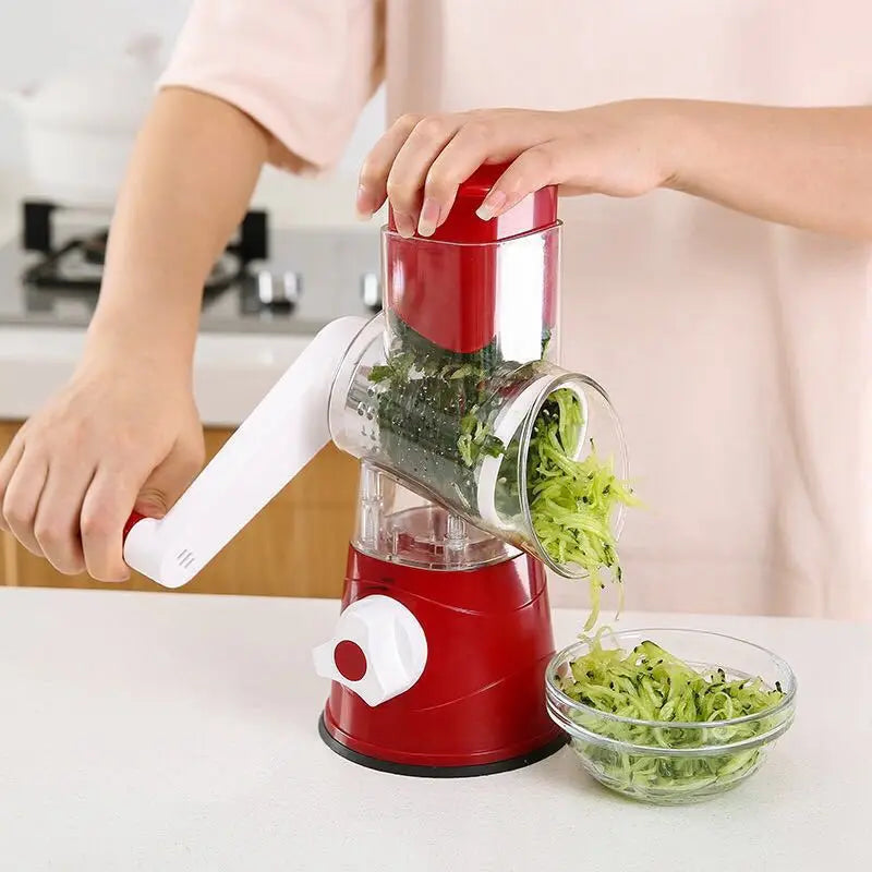 Manual Rotary Cheese Grater for Vegetable Cutter Potato Slicer Mandoline Multifunctional Vegetable Chopper Kitchen Accessories