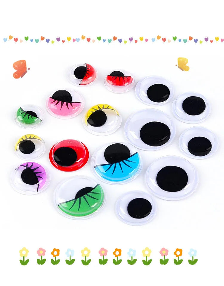 Google moving Eyes DIY stuff Handmade education part Kindergarden Animal eyes as kid toy adult creative art lovely artist craft