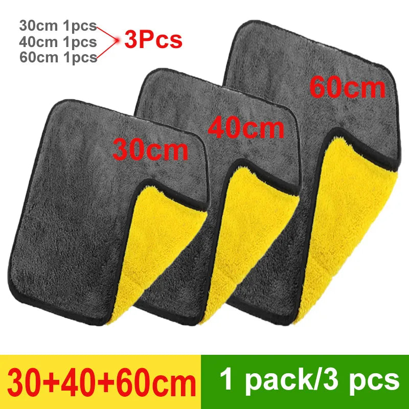 Car Detailing Microfiber Towel Car Wash Accessories Microfiber For The Car Interior Dry Cleaning Auto Detailing Towels Supplies