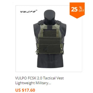 VULPO Tactical Vest Shoulder Strap Pad Backpack Breathable Mesh Cushion Pad Laser Cutting For Hunting Vest Outdoor Backpacks