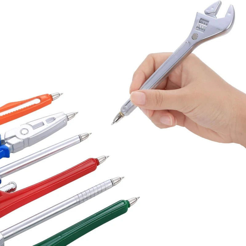 12Pcs Novelty Tool Ballpoint Pens Fun Pens Writing Ballpoint Pens for Kids Adults School Office Gift Stationary Supplies