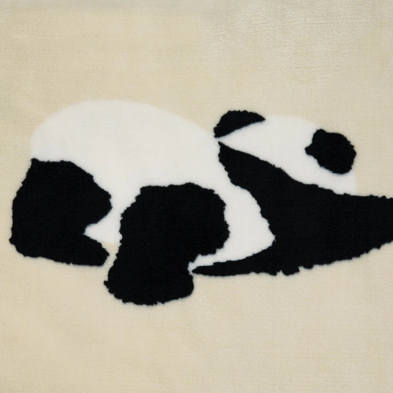 White Panda Pie Air Conditioning Blanket Panda Office Nap Flannel Sofa Dormitory Blanket