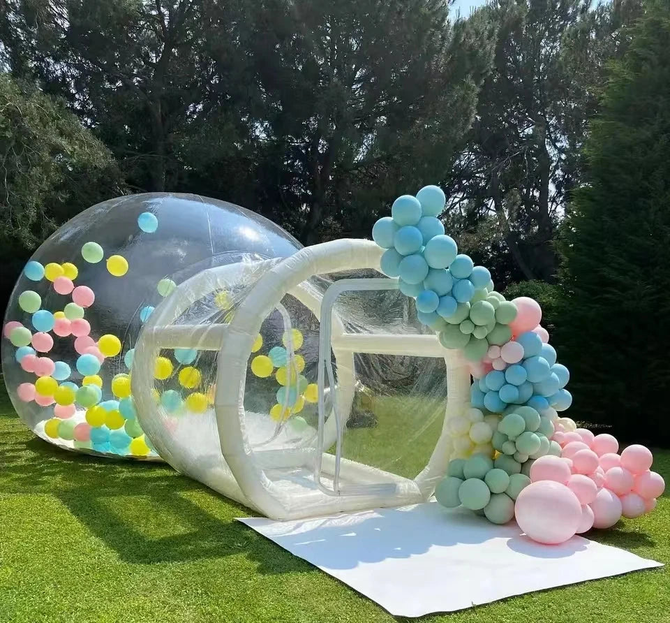 2.5M/3M/3.5M Inflatable Castle Bubble House With Blower Clear Dome Tent Wedding Party Event Photography backdrop Kids toy gift